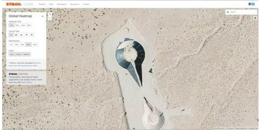 В Неваде пользователи Google Map обнаружили загадочный объект