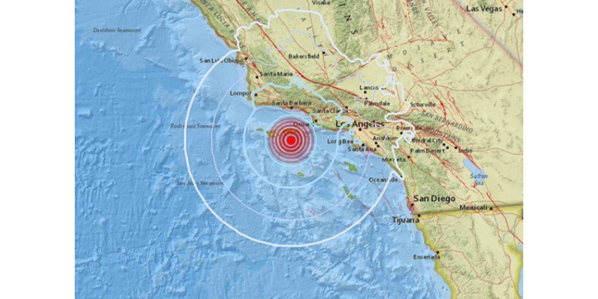 Землетрясение у берегов Лос-Анджелеса: Калифорнию встряхнуло на 5,3 балла