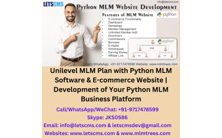 Unilevel MLM Plan with Python MLM Software & E-commerce Website