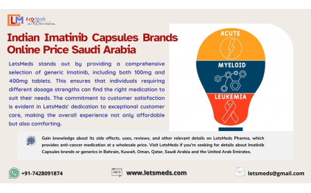 Buy Generic Imatinib Capsules Brands Price Online Saudi Arabia Dubai UAE